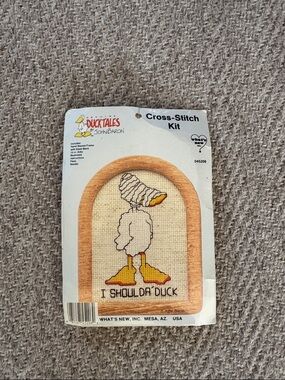 DuckTales Cross-Stitch Kit — Yellow Duck Design